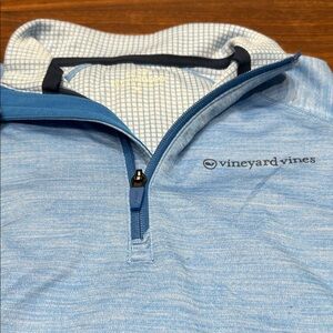 Vineyard Vines boys Light Blue Quarter-Zip Pullover size M 12-14
